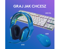 LOGITECH SG733 LIGHTSPEED Wireless RGB Headset BLUE Niebieski - 594939 - zdjęcie 13